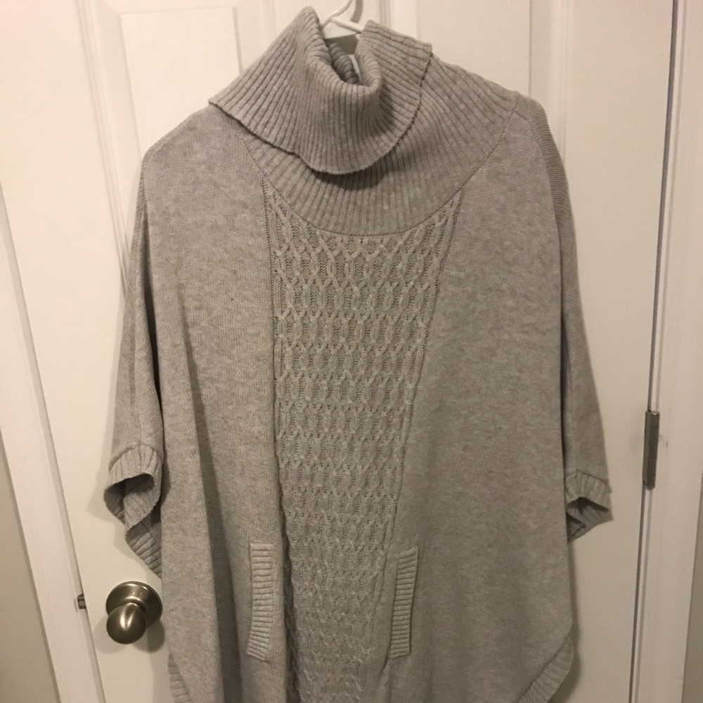 Gray Poncho